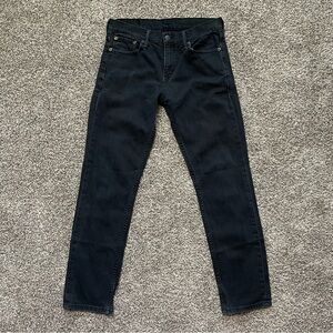 Levi's 511 Slim Fit Black Fade Stretch Denim Jeans Size 30x30